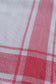 Vintage red and white white table cloth, square approx 1.3mx1.3m