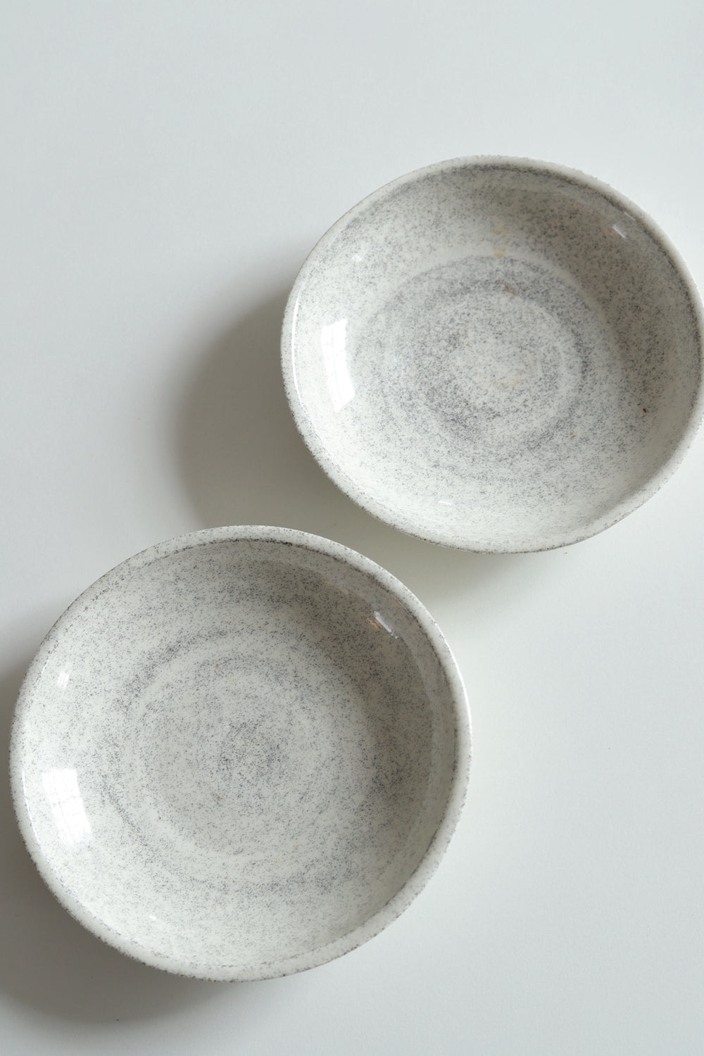 Two artisan ceramic small dishes, app 10cm